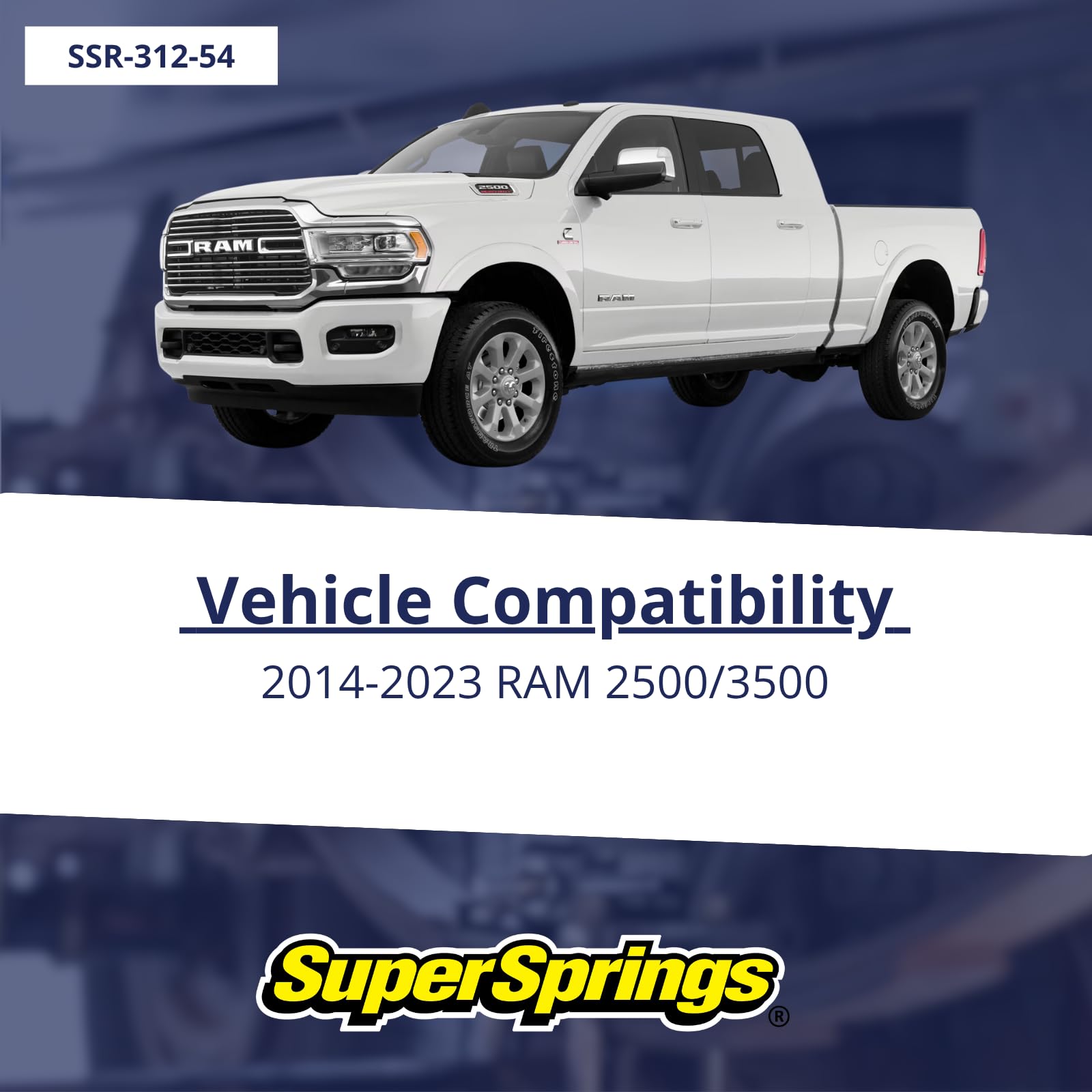 SumoSprings Rear for Dodge RAM 2500|3500, Yellow | SuperSprings SSR-312-54