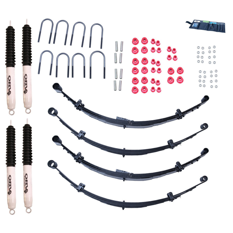 Suspension Lift Kit, Rugged Ridge | 4 Inch, Shocks | 18415.15 | Fits 1976-1986 Jeep CJ