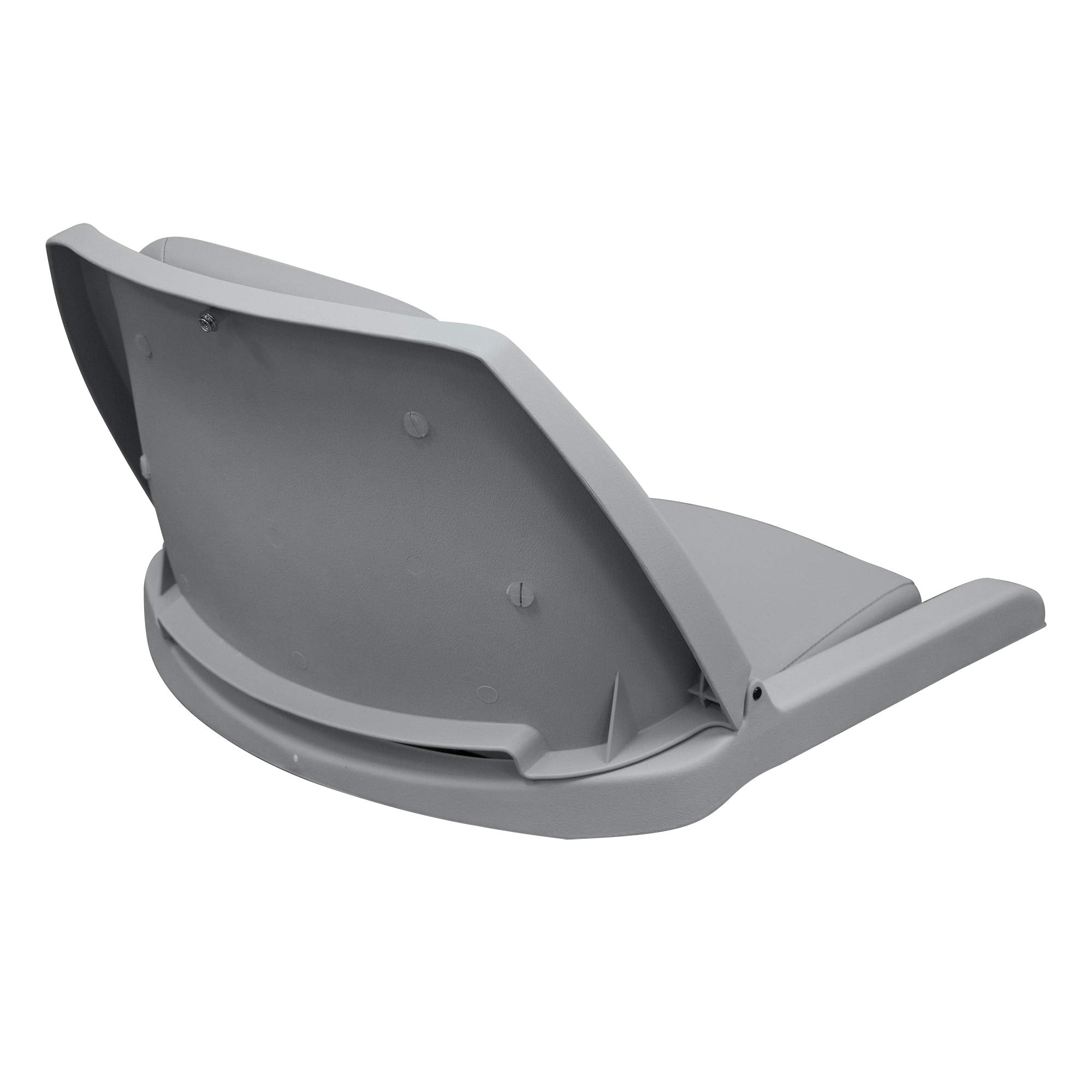 8WD139LS-717 Wise Molded Fishing Boat Seat with Marine Grade Cushion Pads, Grey Shell, Grey Cushion