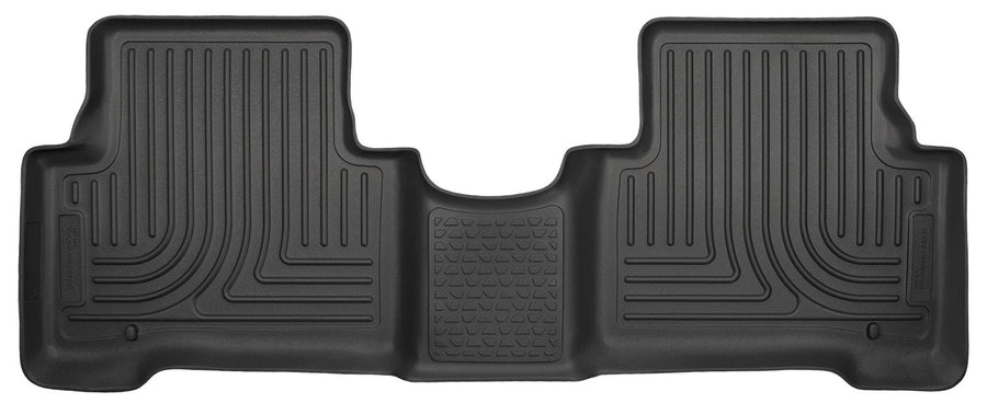 Weatherbeater Husky Liners Floor Mats | Fits 2013-2018 Hyundai Santa Fe Sport | 2nd Row, 1-pc Black - 14851
