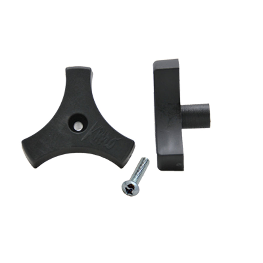 Window Crank Knob AP Products 013-512 with Screw, 1" / Black
