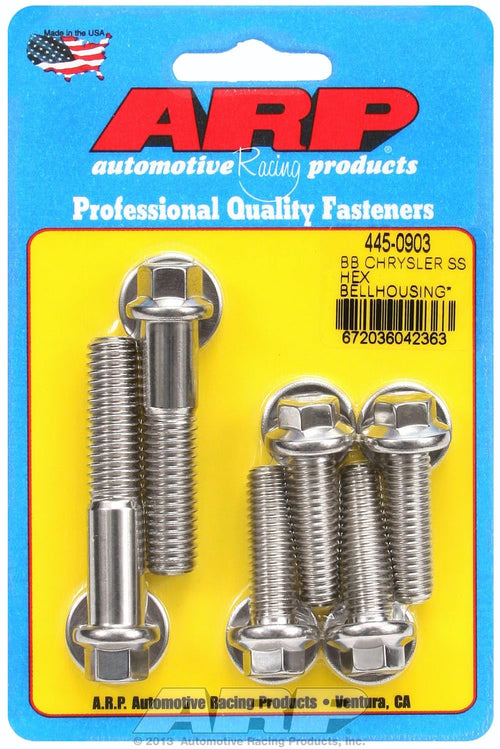 Bell Housing ARP (445-0903) Bolt Kit, Stainless Steel