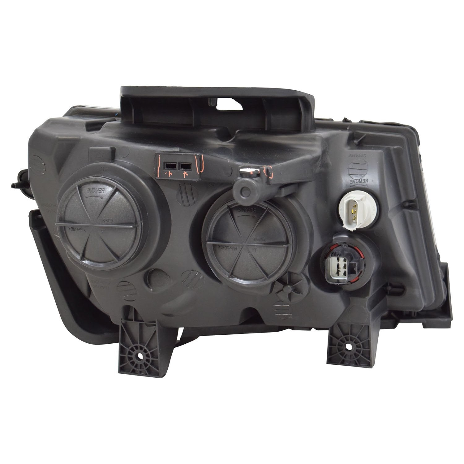 Left TYC Headlight Assembly Compatible with 2014-2015 Chevrolet Camaro