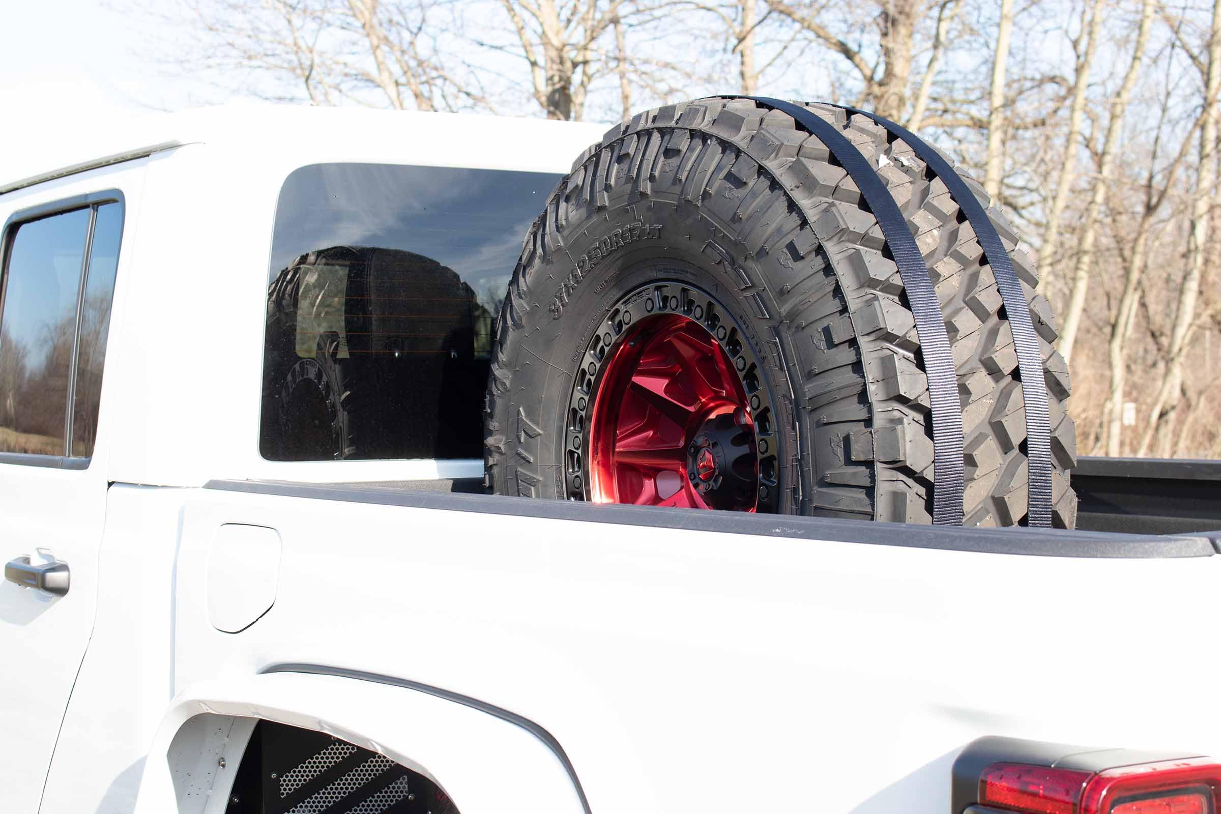 Bed Mounted Fishbone Offroad FB21301: Spare Tire Mount