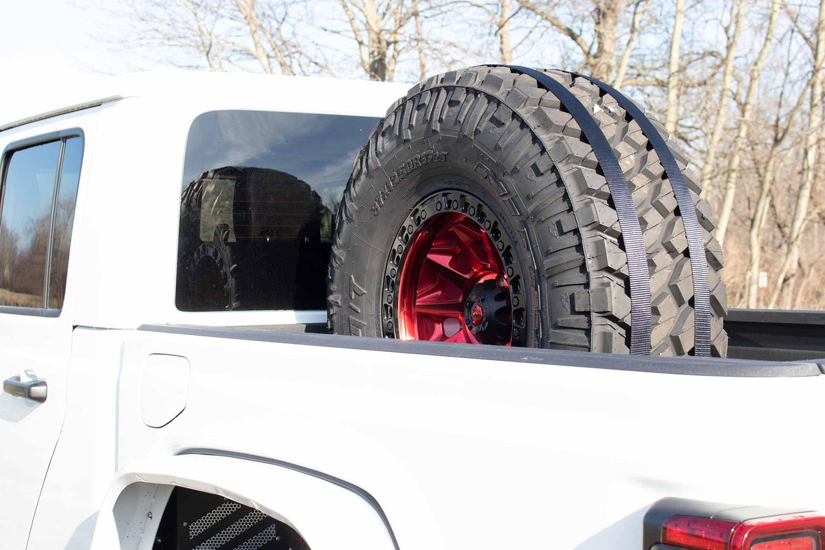 Bed Mounted Fishbone Offroad FB21301: Spare Tire Mount