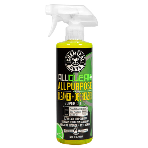 Chemical Guys All Clean+ CLD_101_16 Citrus Based All Purpose Super Cleaner, Safe for Cars, Trucks, SUVs, Motorcycles, RVs & More, 16 fl oz, Citrus Scent