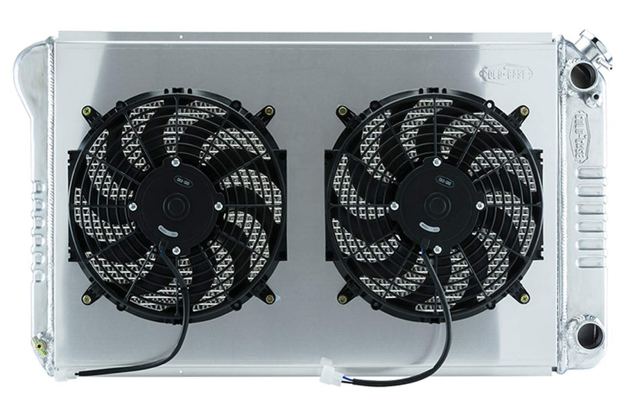 COLD - CASE 12in Fan Radiator and LS Swap 70-81 Camaro/Firebird, Silver (CHC557AK)