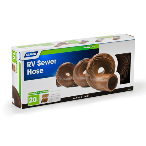 20 Ft. Camco Heavy Duty Sani-Drain Sewer Hose 39631