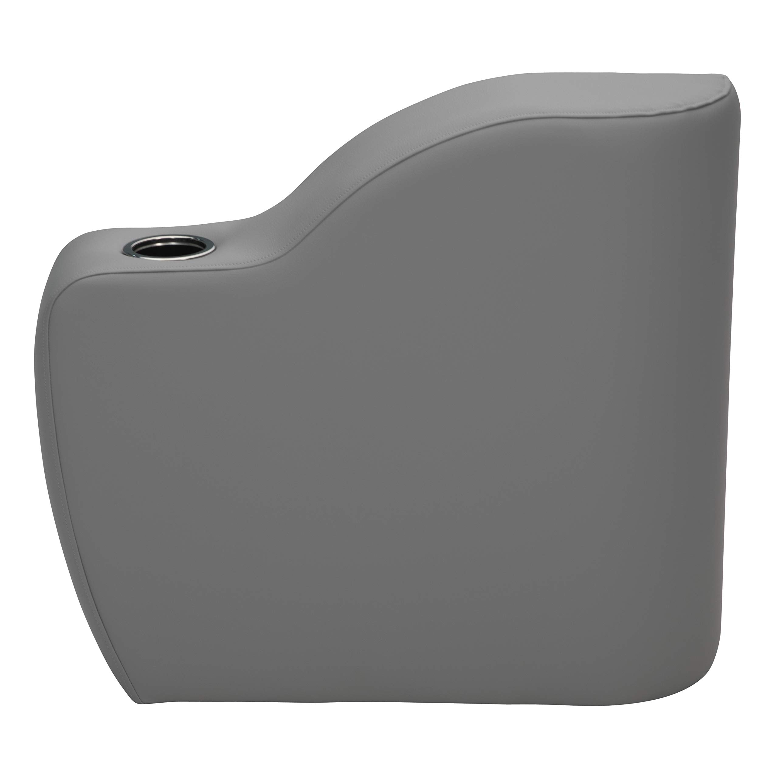 Left Arm Rest 8.5" x 31" - Charcoal Pontoon