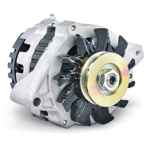 CS130 PFM Alternator, 160 amp, 12V, 1-Wire, Single V-Belt Pulley, Straight Mount, Natural, GM, Each (66430.16N)