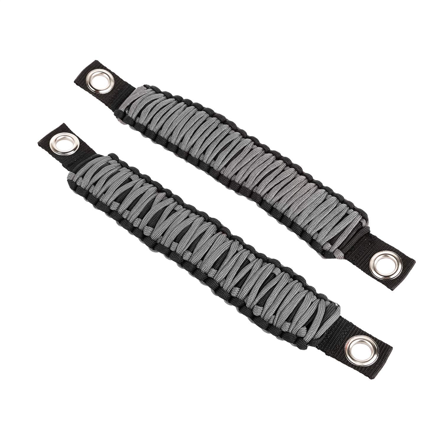 Rugged Ridge | Paracord Grab Handle, A-Pillar/Seat Mounted, Gray | 13305.83 | Fits 2007-2018 Jeep Wrangler JK