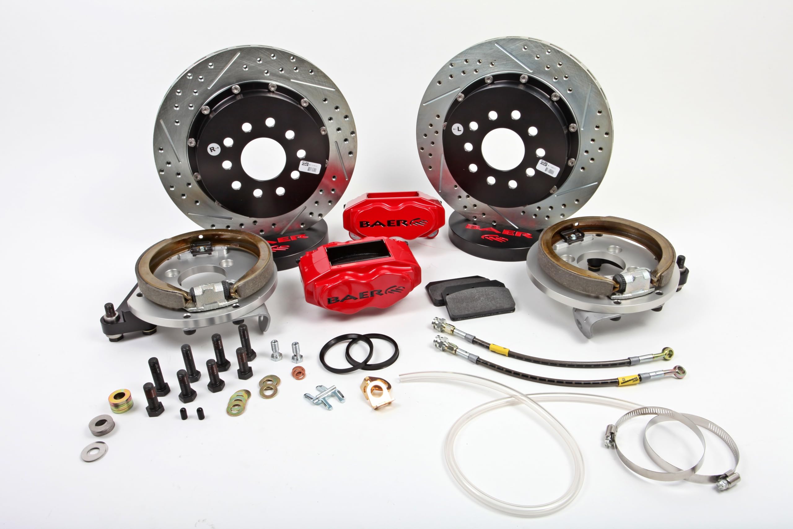 13" Ss4+ Brake Sys Rr Slvr Baer Brakes 88-99 C1500 (4302533S)