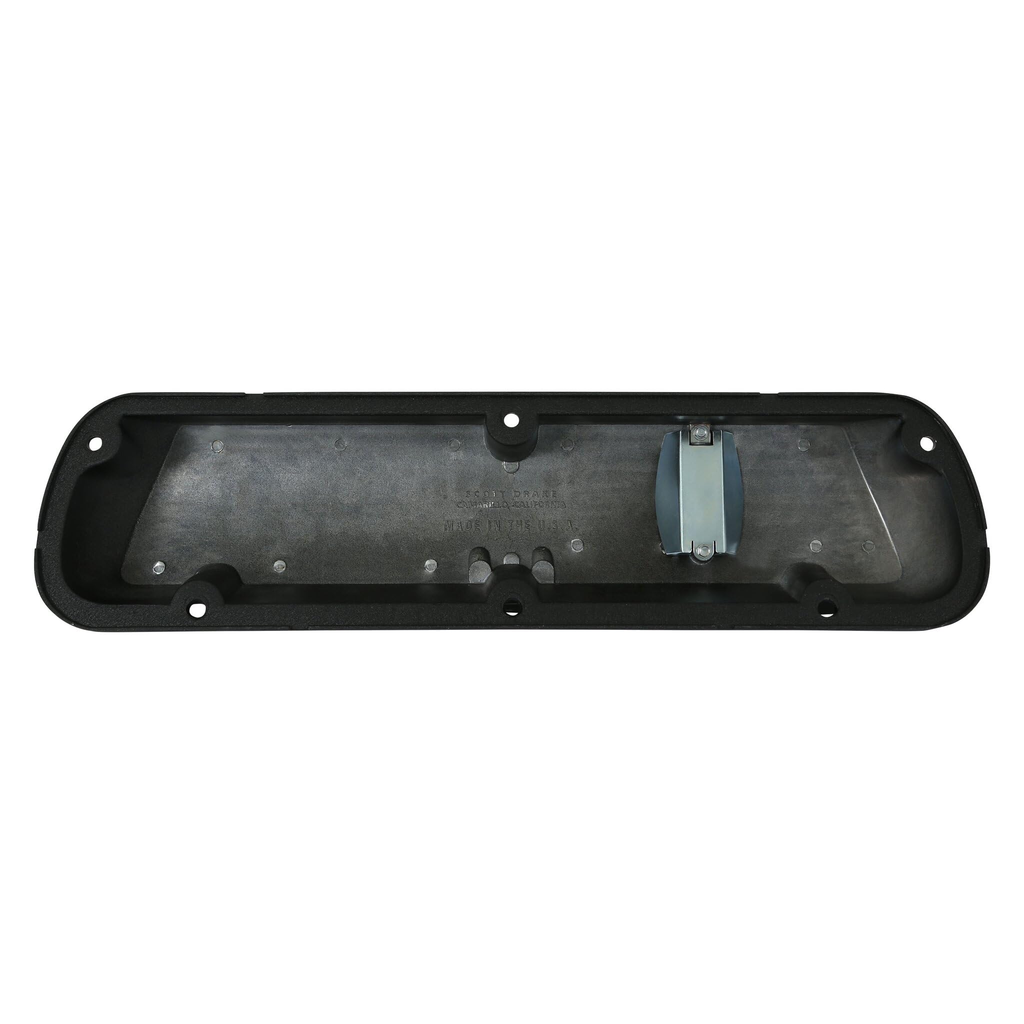 Aluminum Valve Covers Scott Drake with Official 289" "Powered by Ford Lettering in a Silver Powder Coated Finish, Compatible with 1964-1973 Ford Mustang, Model 6A582-289
