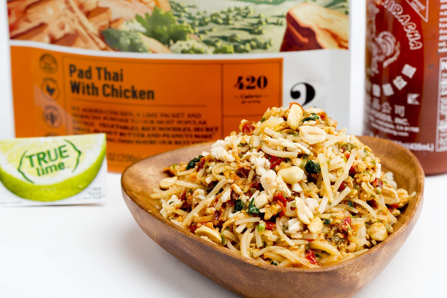 Pad Thai with Chicken Backpacker's Pantry | Freeze Dried Backpacking & Camping Food, 1 Count