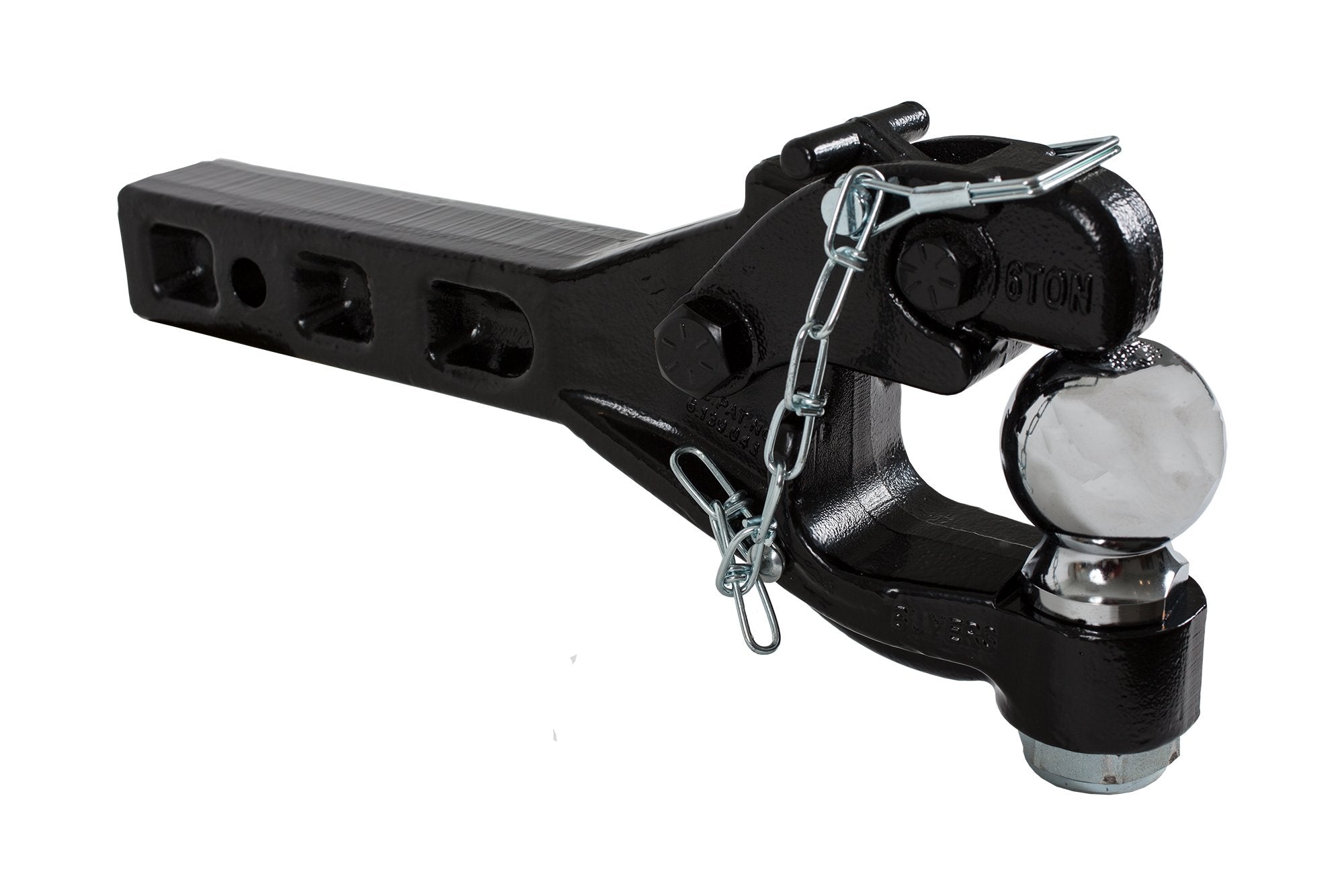 6-Ton Buyers Products Receiver Mount Combination Hitch with 2-5/16 Inch Ball, Black