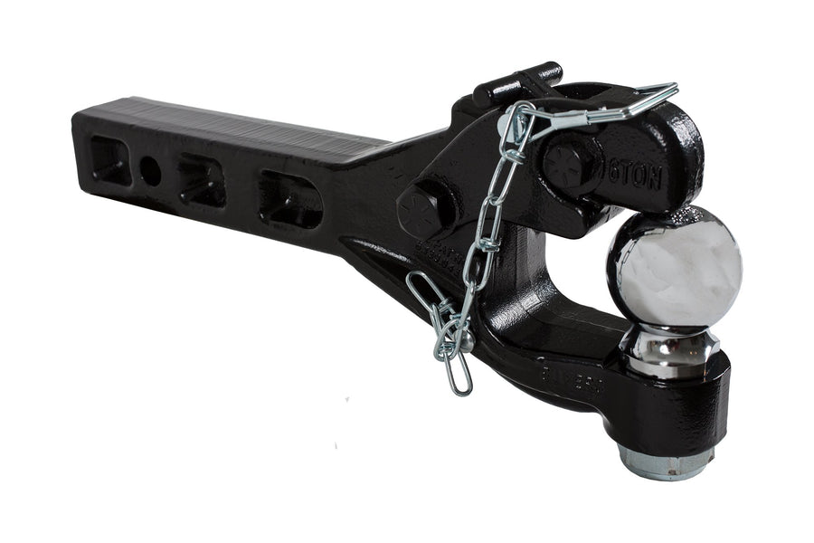 6-Ton Buyers Products Receiver Mount Combination Hitch with 2-5/16 Inch Ball, Black