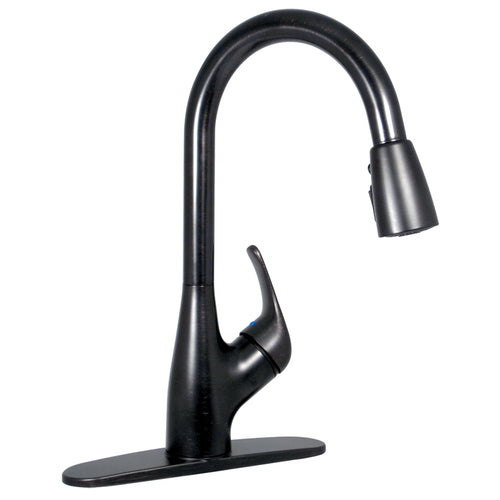 Phoenix PF231561 Vital Life Single Handle Pulldown Kitchen Faucet, Rubbed Bronze