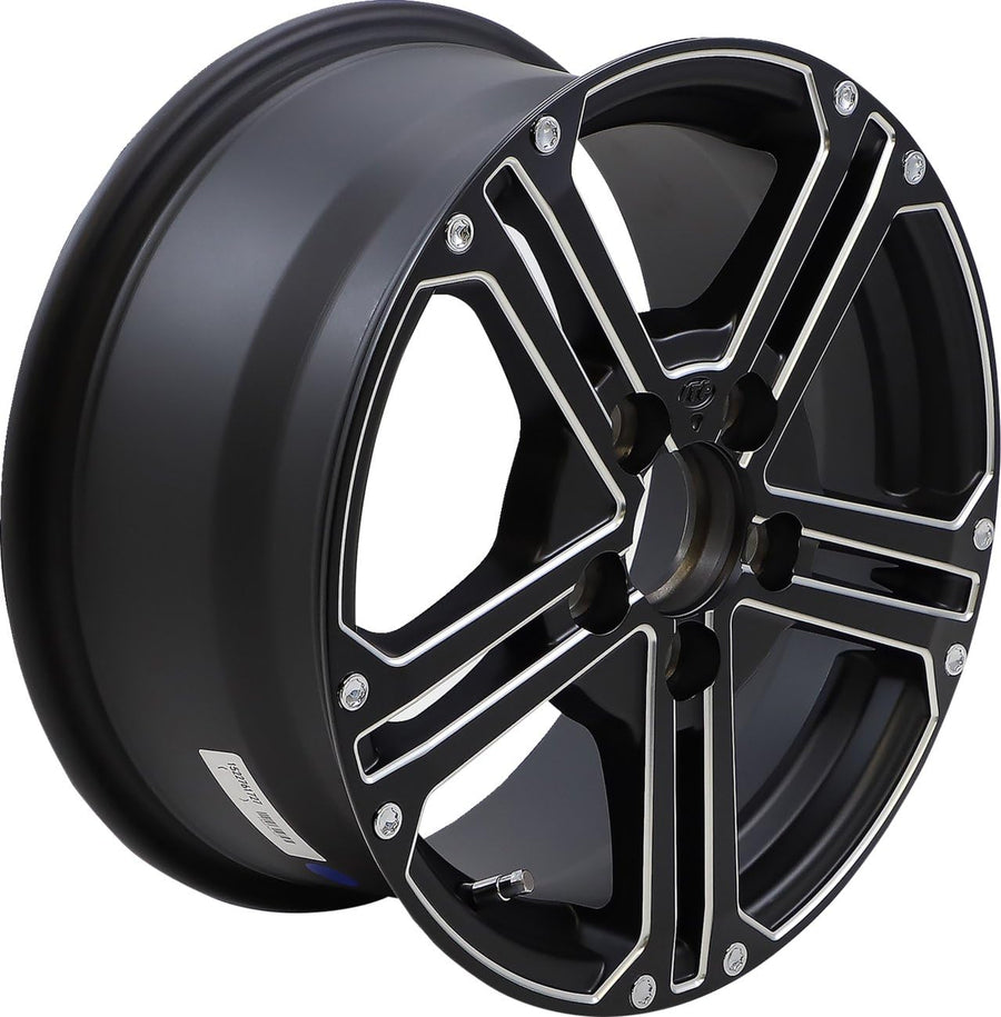 ITP SS212 Alloy Series Wheel 15x7 5/4.5 (5/114.3) Black/Milled + 1.0