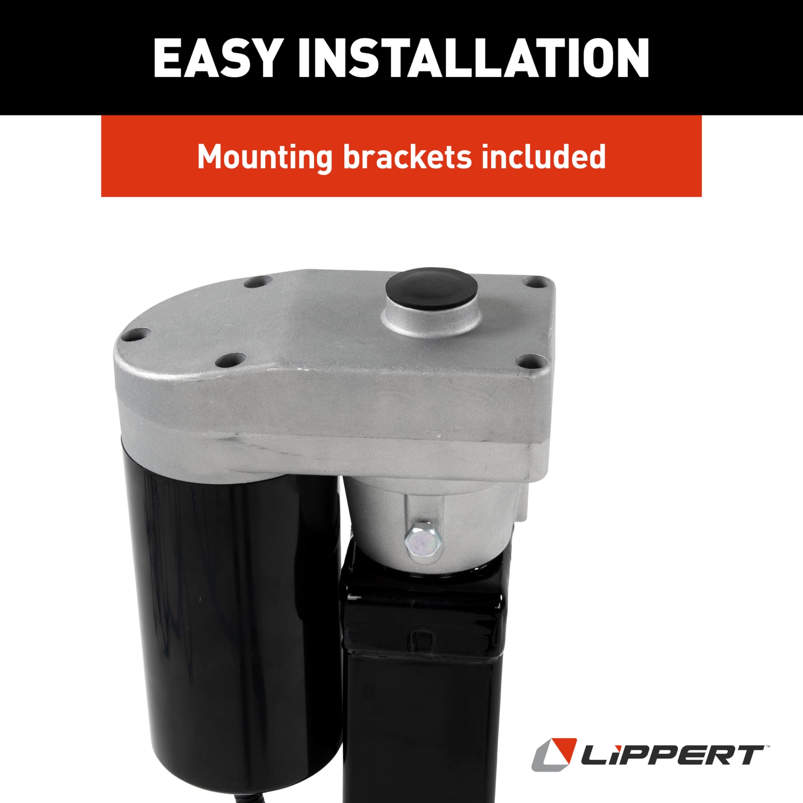 Lippert 5th Wheel Ground Control 3.0 Automatic RV Leveling System Front Hall Effect Jack for Right or Left Leg Replacement with 5,000-lb. Load Capacity - 305340