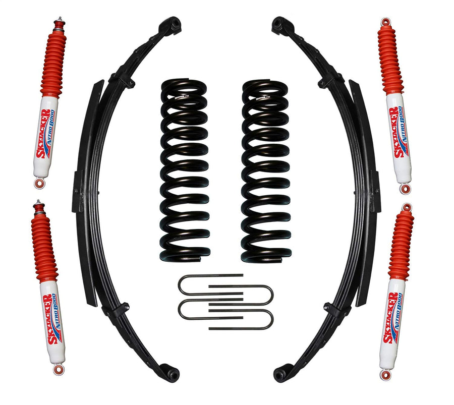 Skyjacker Suspension Lift Kit 176BKS-N w/Shock Nitro Shocks 6 in. Lift Incl. Front/Rear Springs Rear U Bolt Kit
