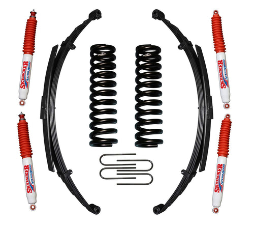 Skyjacker Suspension Lift Kit 176BKS-N w/Shock Nitro Shocks 6 in. Lift Incl. Front/Rear Springs Rear U Bolt Kit