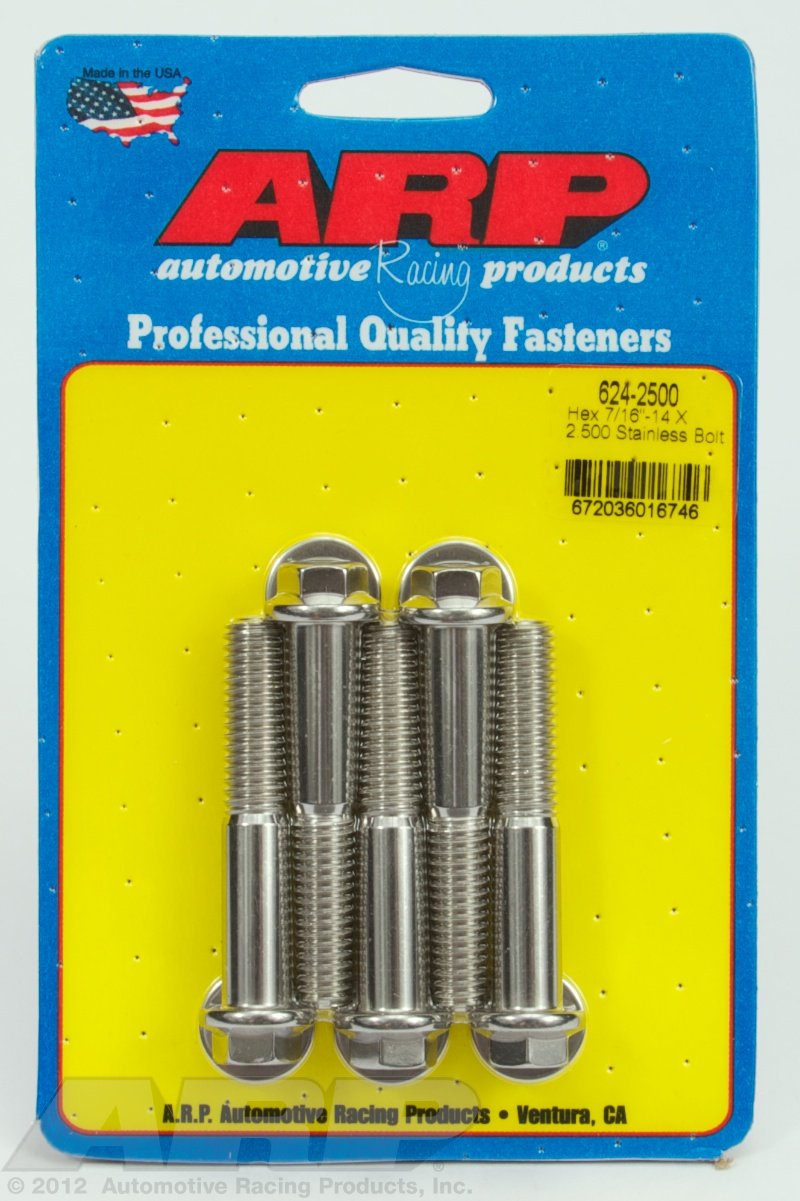 Hex Bolt, ARP (624-2500) Stainless Steel