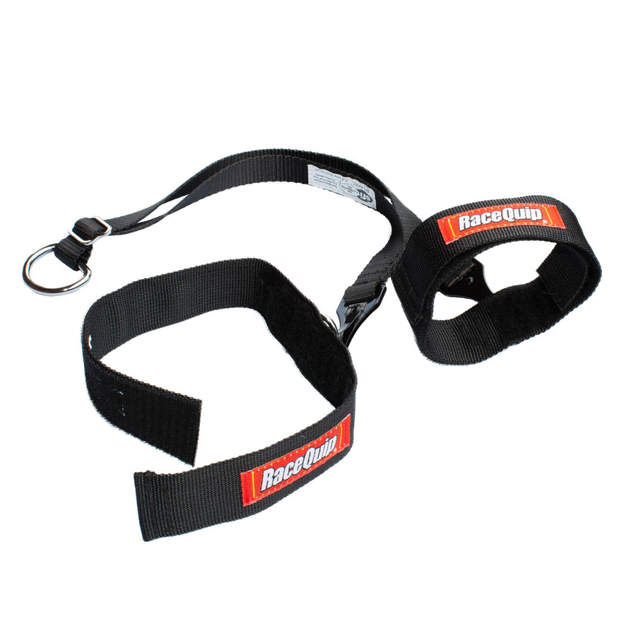 Arm Restraint Harness RaceQuip 3930093RQP SFI 3.3 Y-Strap Padded Arm Bands Nylon Black Youth
