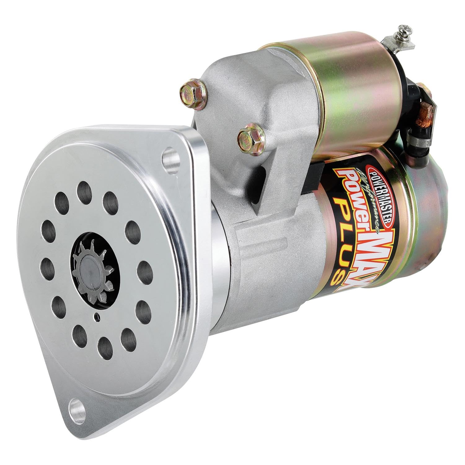 Str Powermaster PowerMAX Plus Mini Ford [SB] w/Billet blk 2 Ear MTG All M/T w/164T Flyw 3/8" Depth 11:1 Natural