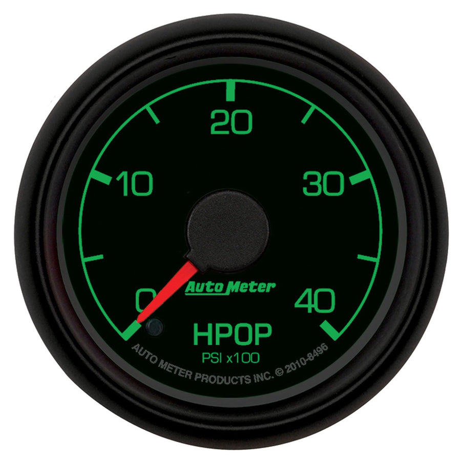Auto Meter 2-1/16" 0-4000 PSI Diesel HPOP Gauge for Ford Racing 8496