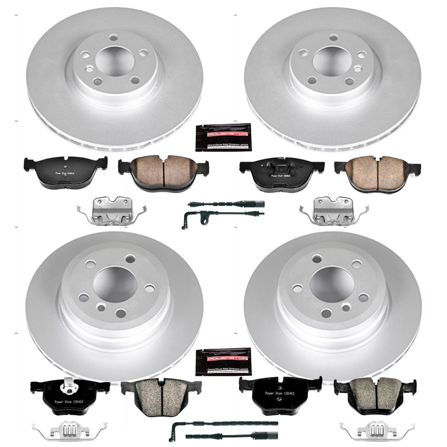 Power Stop CRK6162 Z23 Evolution Geomet Coated Brake Kit Front and Rear For BMW X5 2009-2010, BMW X6 2009-2010 [Model Specific]