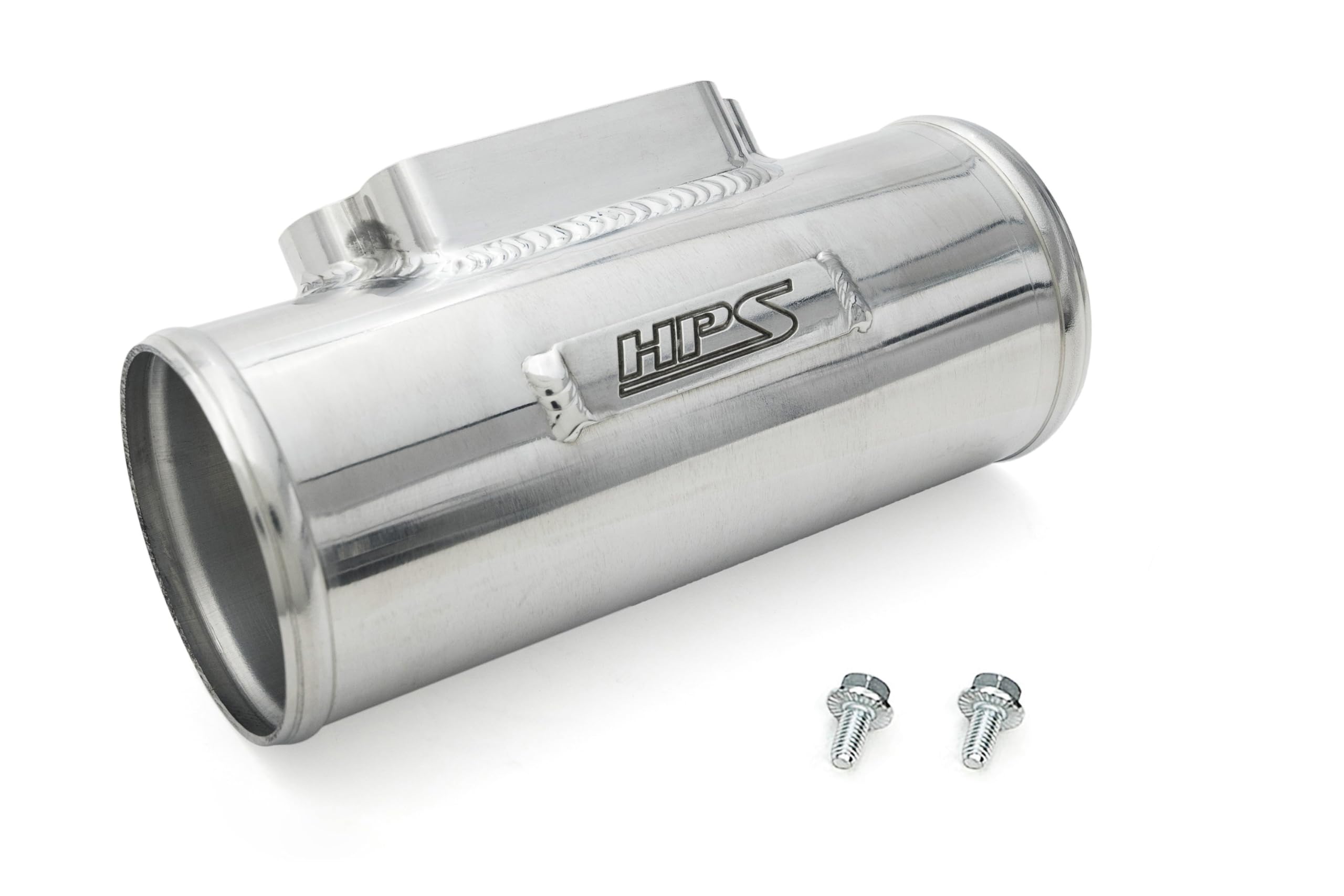 3" HPS Polished Aluminum MAF Sensor Housing Compatible for Lexus Toyota 2JZ 1MZ 1UZ Engine, MAF-ADAP-16V2