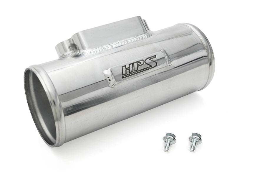 3" HPS Polished Aluminum MAF Sensor Housing Compatible for Lexus Toyota 2JZ 1MZ 1UZ Engine, MAF-ADAP-16V2