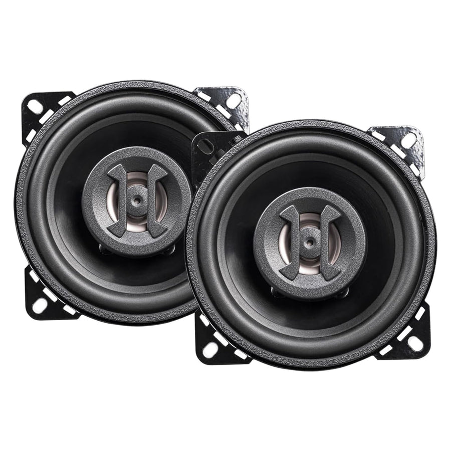 Hifonics ZS4CX Zeus 4 Inch 2 Way 175W Car Audio Coaxial Speakers with Mylar Dome Tweeter and Alpha Cellulose Poly Woofers, Pair