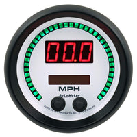 Speedo AutoMeter 6789-PH Gauge, 3 3/8", 260 Mph / 260 Km/H, Elec Program, Phantom Elite Digital