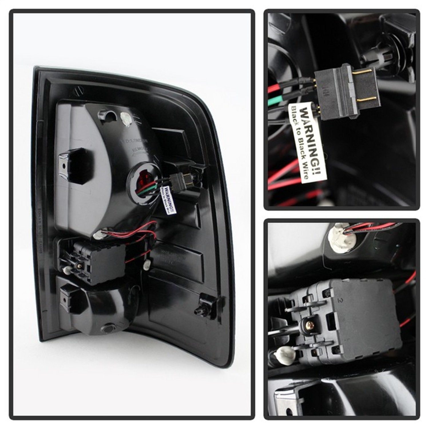 Dodge Ram LED Tail Light, Black Smoke Spyder Auto ALT-YD-DRAM09-LED-BSM