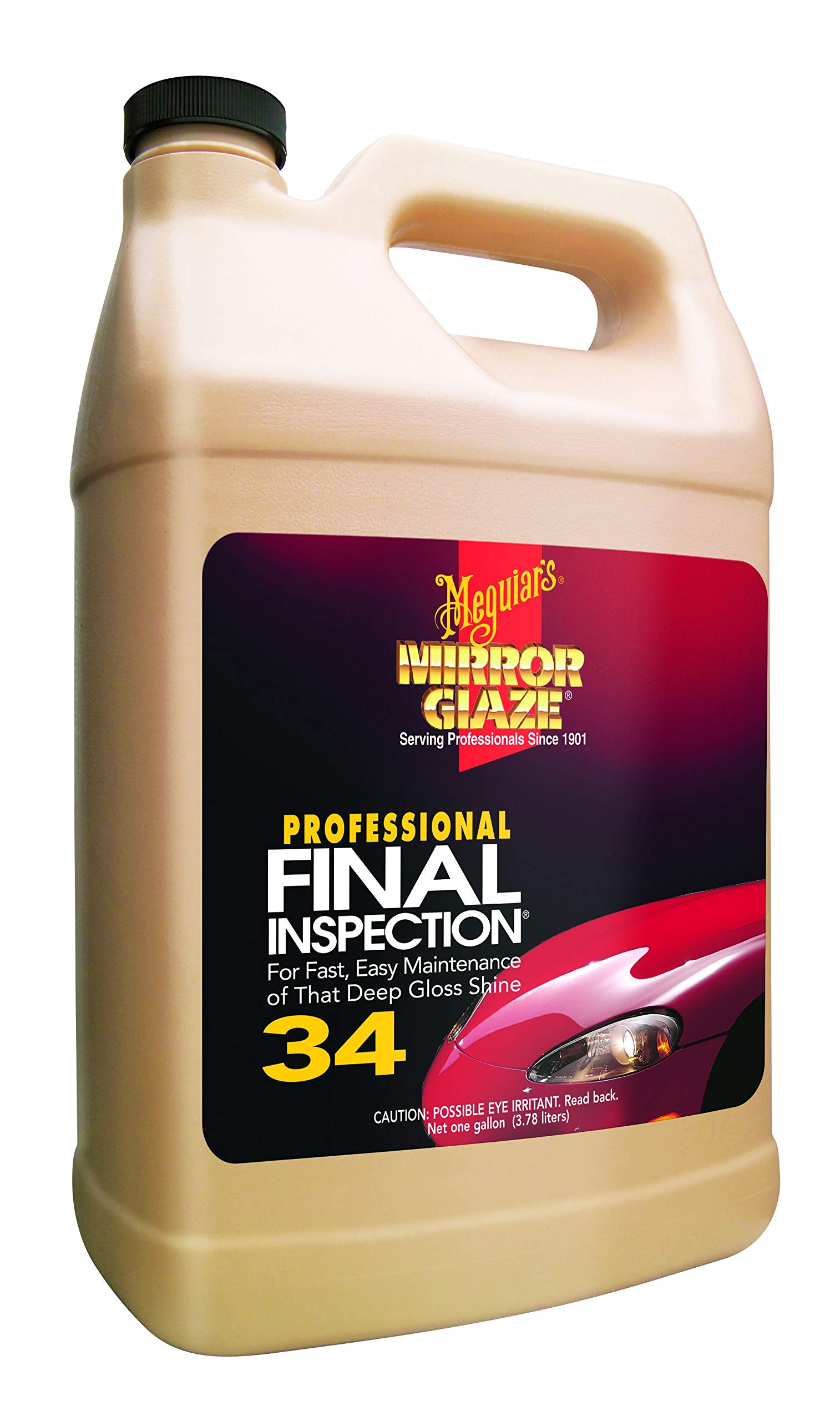Meguiar's Final Inspection Mist & Wipe Professional M3401 - Quickly and Gently Remove Prints, Dust, and Smudges Leaving a Showroom Quality Shine - Safe as a Clay Bar Lubricant, 128 Oz, 1 Gallon