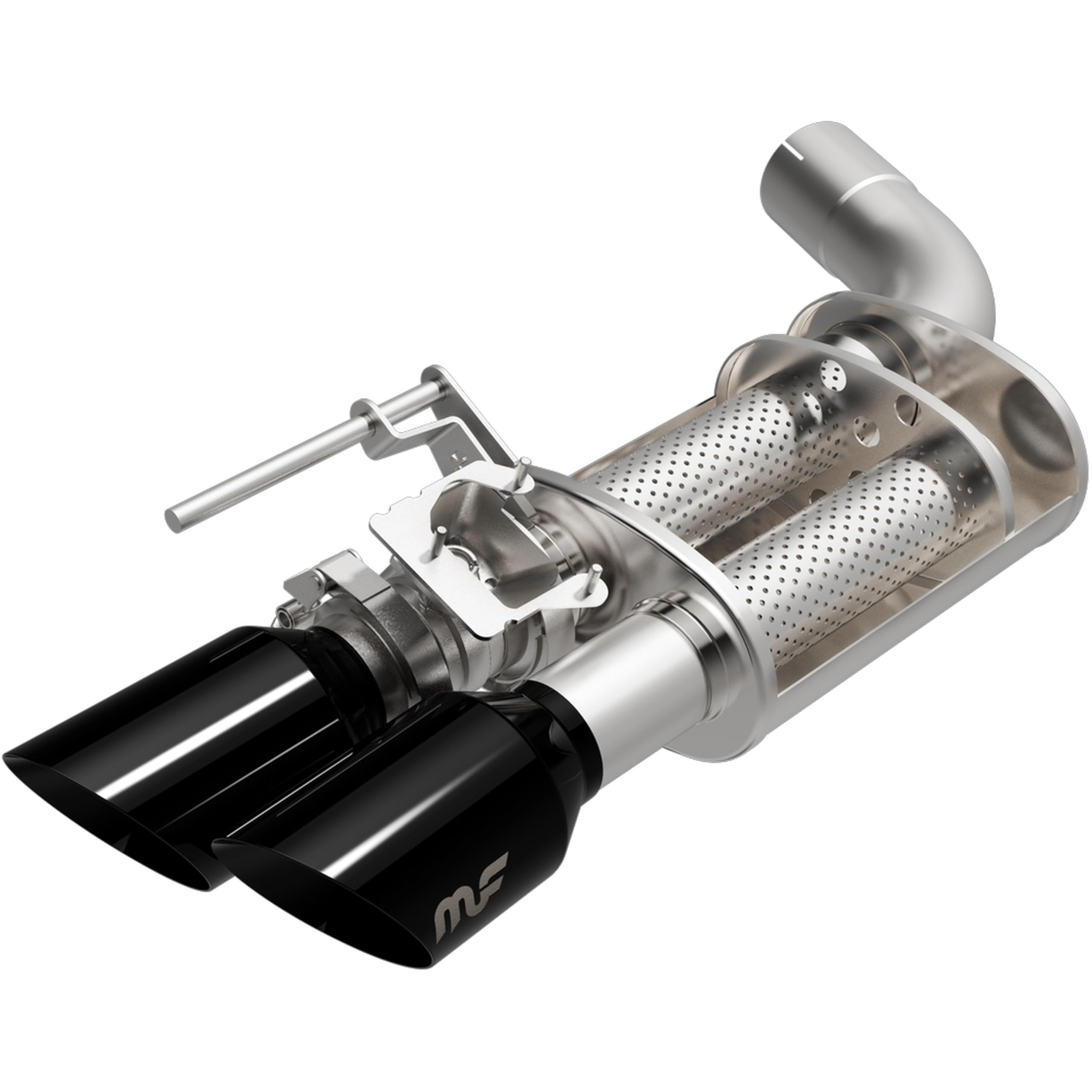 Performance Exhaust System MagnaFlow 19643: Cat-Back, Competition Series, For 2024-2025 Ford Mustang GT/GT Premium 5.0L, Quad Split Rear Exit