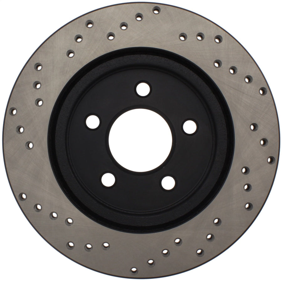 Rear Left StopTech 128.61087L Sport Cross Drilled Brake Rotor