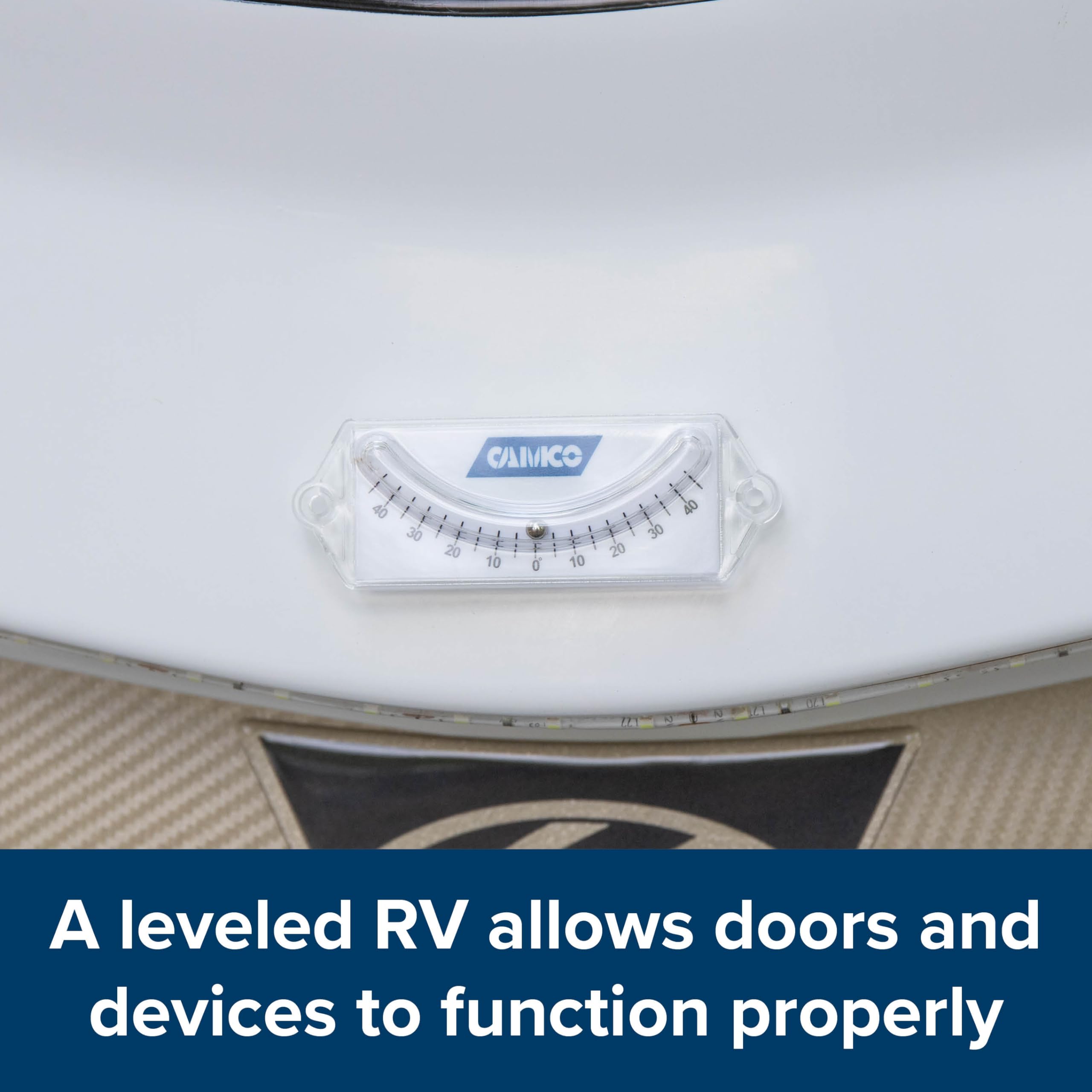 Camco AccuLevel Camper/RV - Features Front to Back/Side to Side RV Leveling