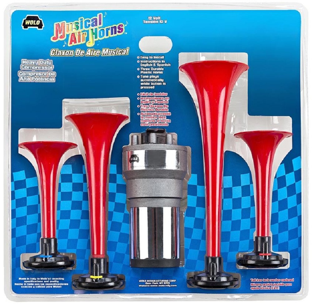 Musical Wolo (445) Horn - 12 Volt, Plays Call To The Post