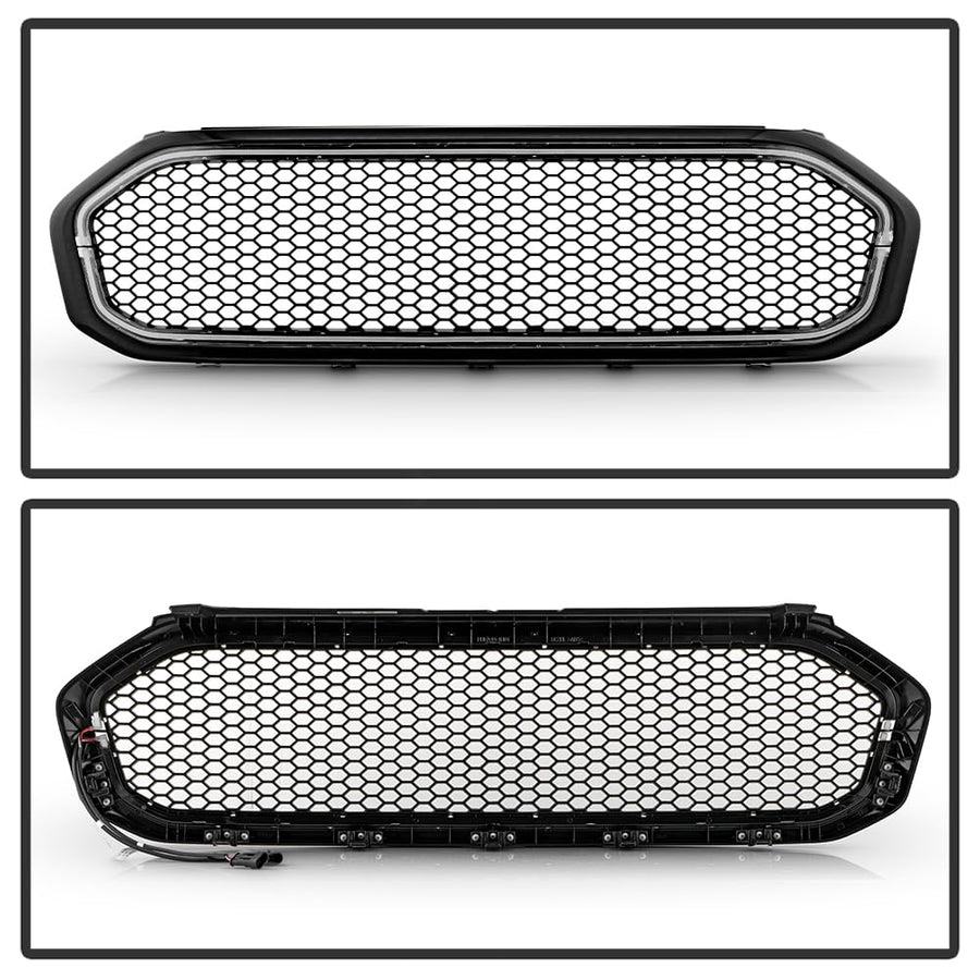 Akkon Fit Ford Ranger 2019-2023 Led Light Bar Grille with Welcome Light Function Fit