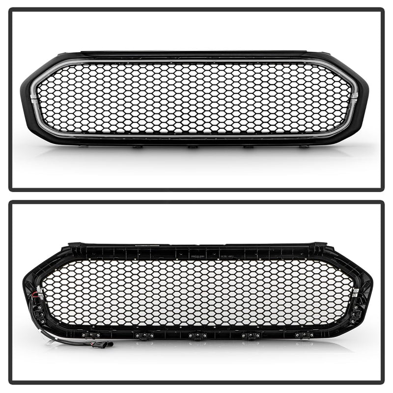 Akkon Fit Ford Ranger 2019-2023 Led Light Bar Grille with Welcome Light Function Fit