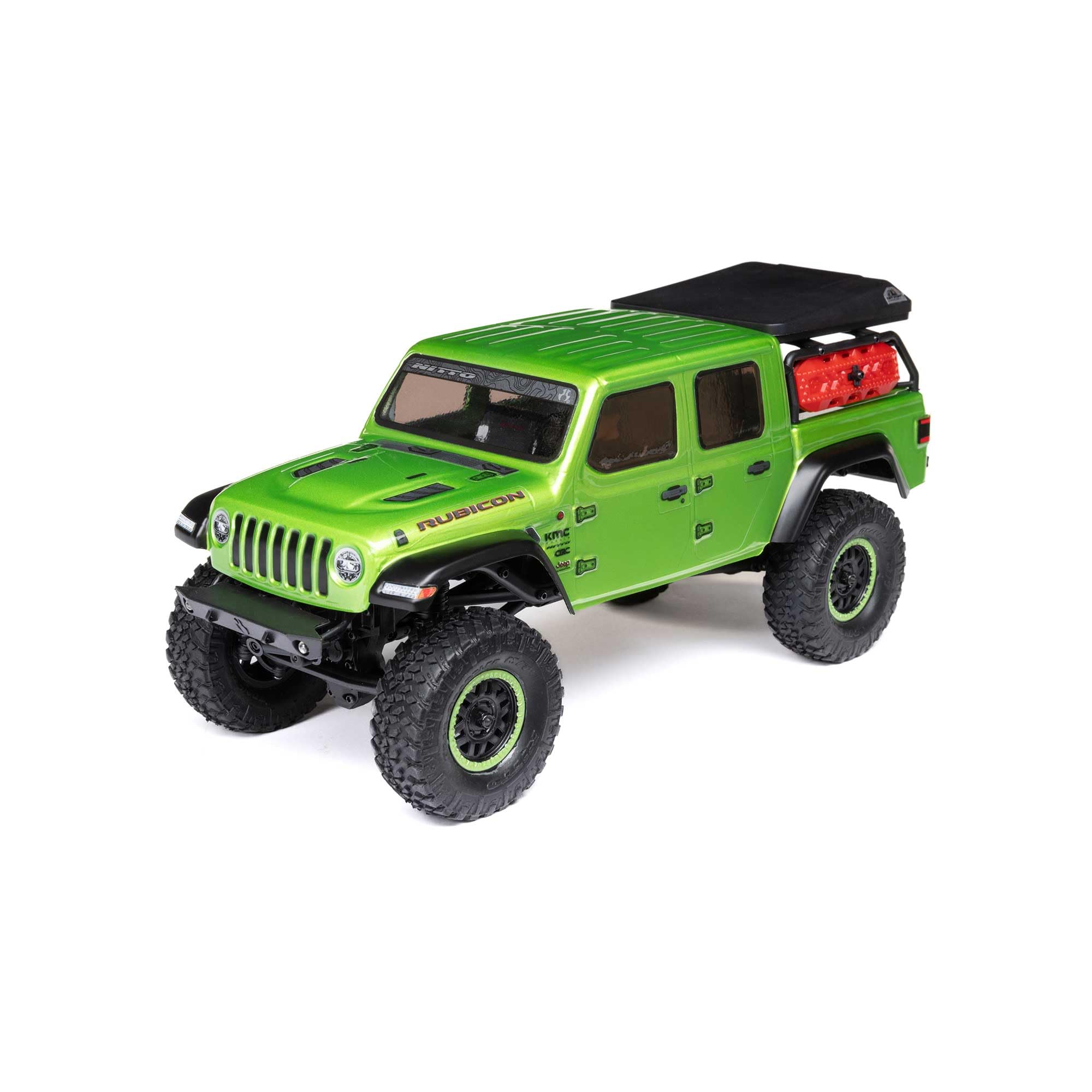 Axial RC Truck SCX24 4 Wheel Drive Jeep Gladiator Rock Crawler Brushed RTR Nothing Needed to Complete Ready-to-Run Green AXI00005V2T3, Remote Control Car, RC Car, RC Crawler