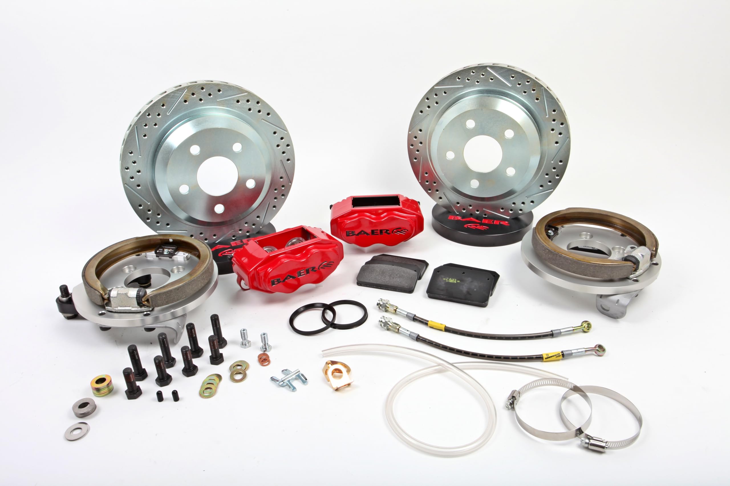 11.25" Ss4 Brake Sys Rr Slvr Ford 9" Baer Brakes (4262703S)