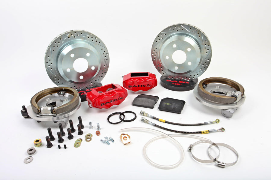 11.25" Ss4 Brake Sys Rr Slvr Ford 9" Baer Brakes (4262703S)