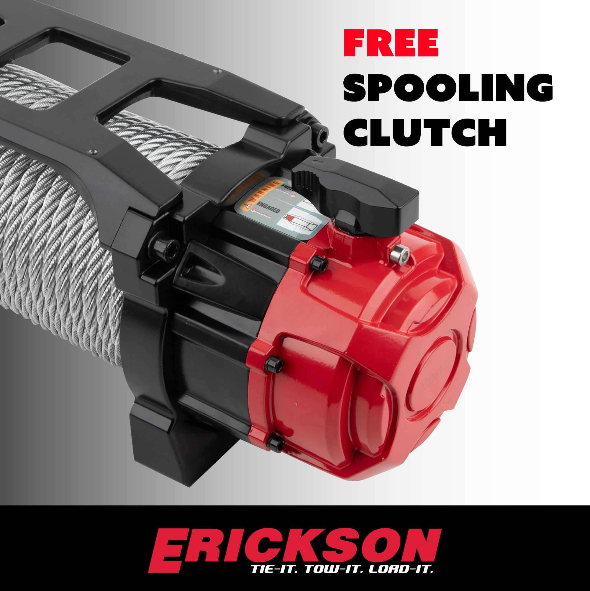 12-Volt DC Erickson 85 ft. 12000 lb. Electric Winch 06436