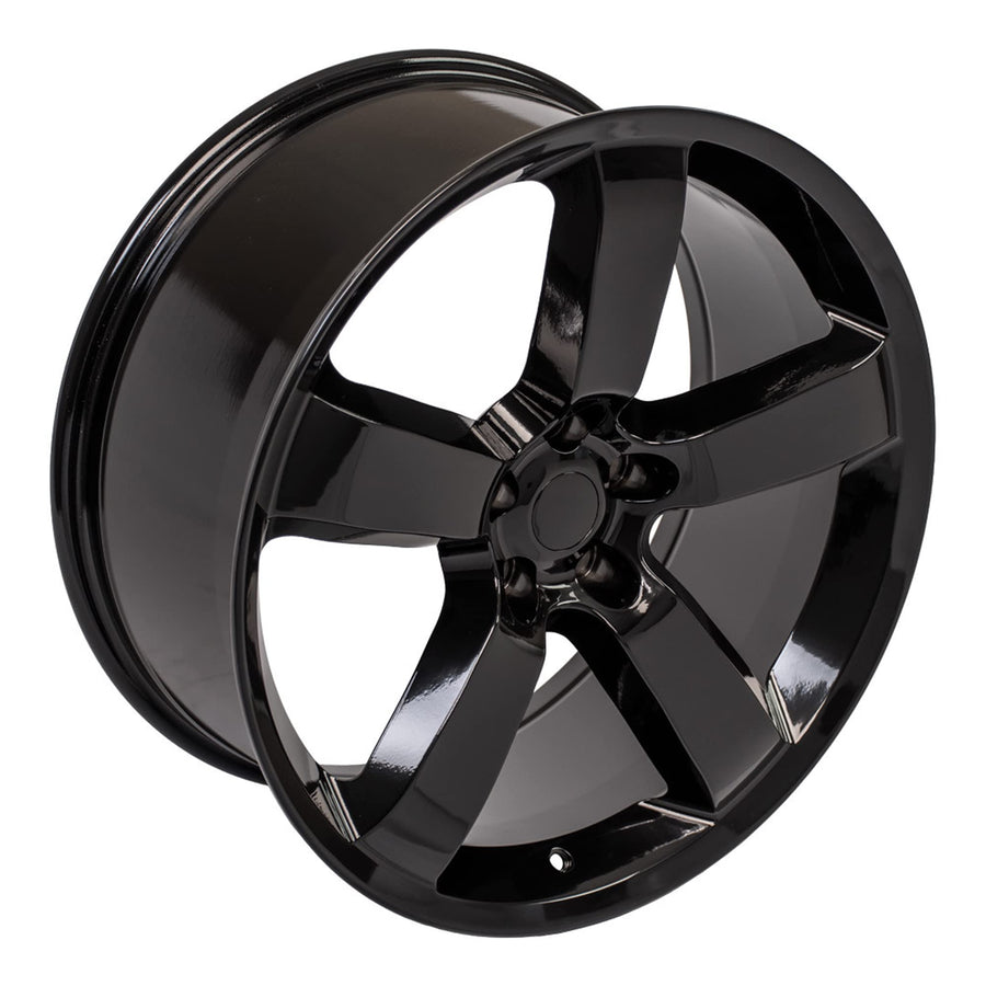 Black Wheel Painted OE Wheels LLC DG04-20090-5115-20B (20 x 9. inches /5 x 115 mm, 20 mm Offset)