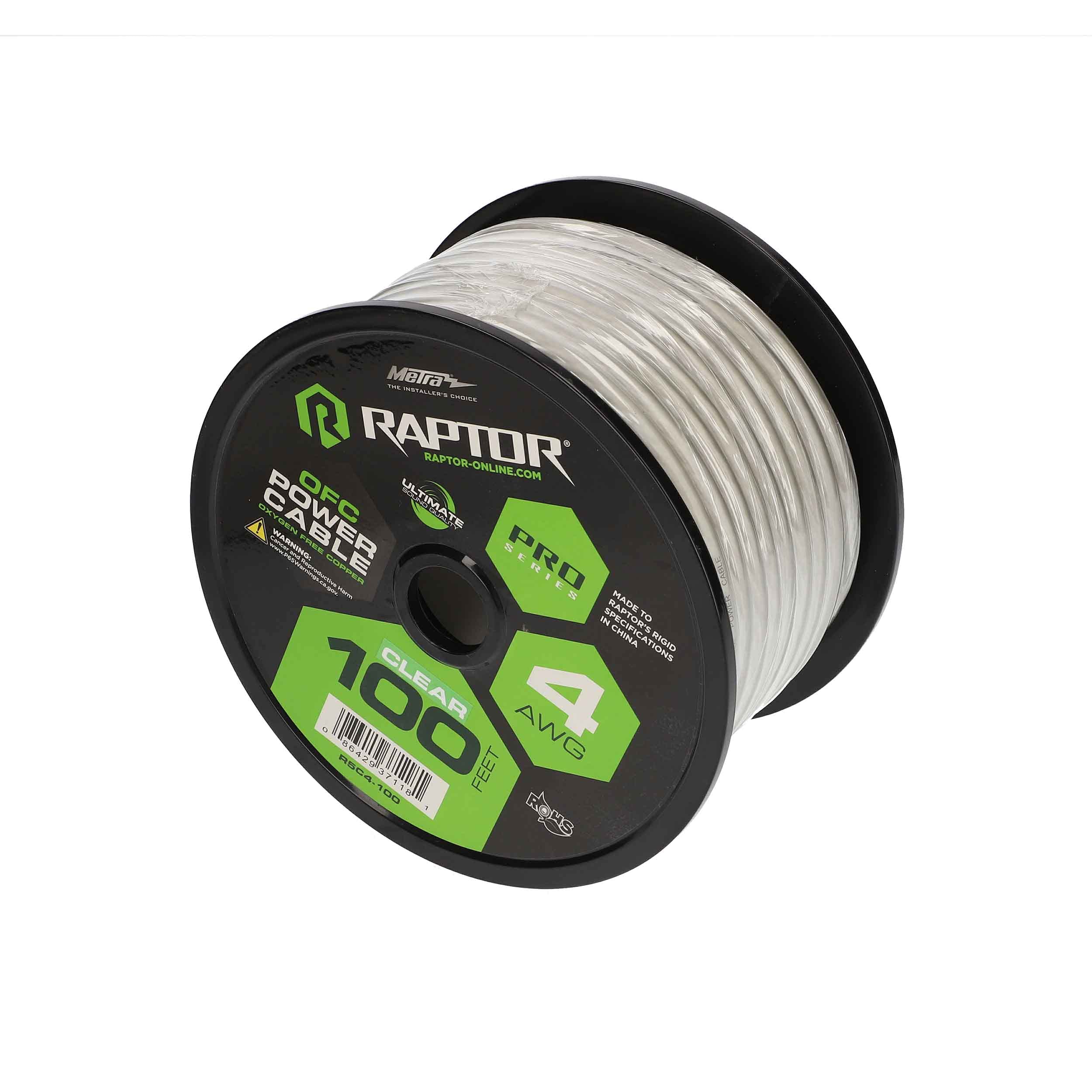 PRO by METRA Electronics RAPTOR Series Power Wire 4 AWG