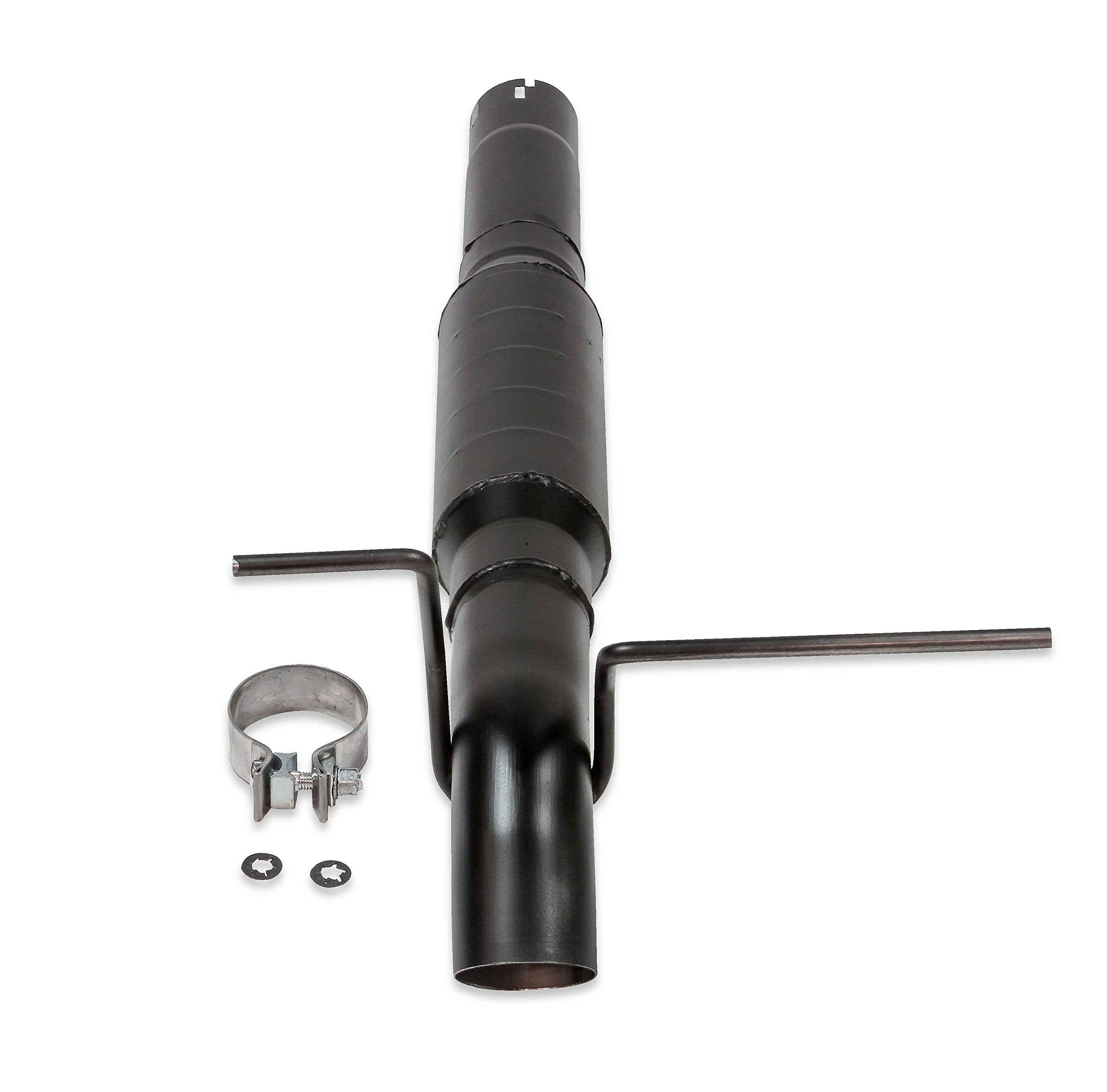 Outlaw Extreme Flowmaster 817916 Cat-Back Exhaust Kit 3 Inch 409 Stainless Steel Black Single Dump Style Turndown Compatible with 2014-2019 Classic Body Chevy Silverado GMC Sierra 1500 4.3L 5.3L