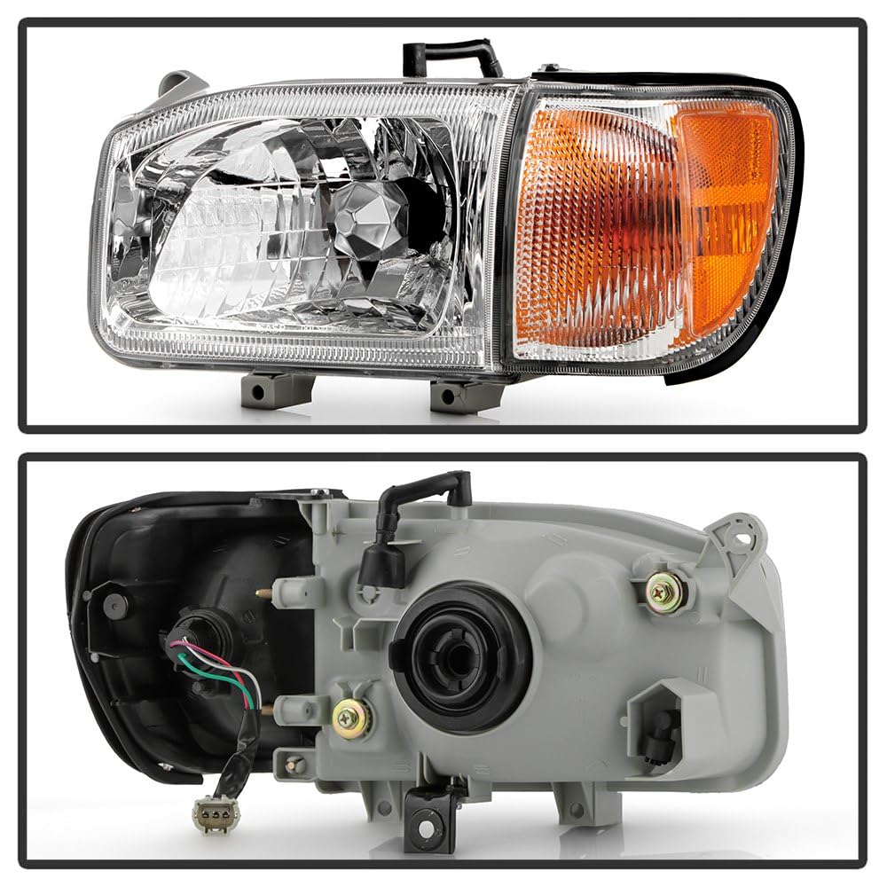 Nissan Pathfinder 99-04 Spyder (OE) 4pcs Headlights w/Corner - OE Chrome